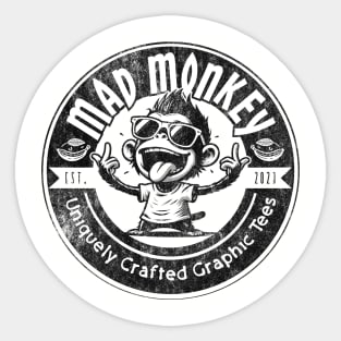 Mad Monkey Creations: Vintage Logo Sticker